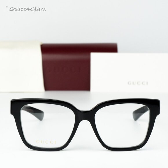 Gucci Women Eyeglasses Black Demo Square GG1791O 005 NEW AUTHENTIC - Picture 3 of 8